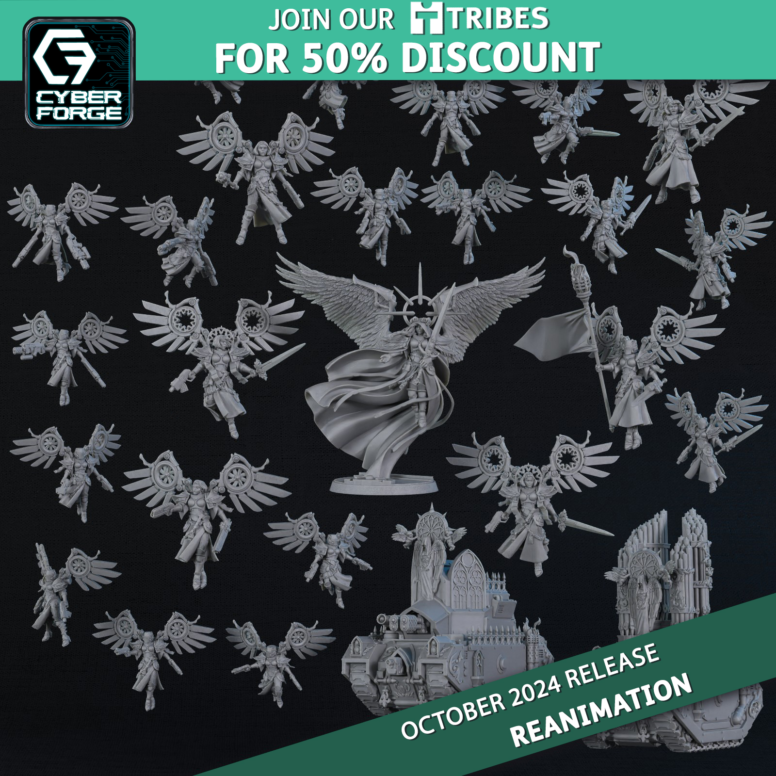 Cyber Forge Miniatures - 2024 - October - Reanimation